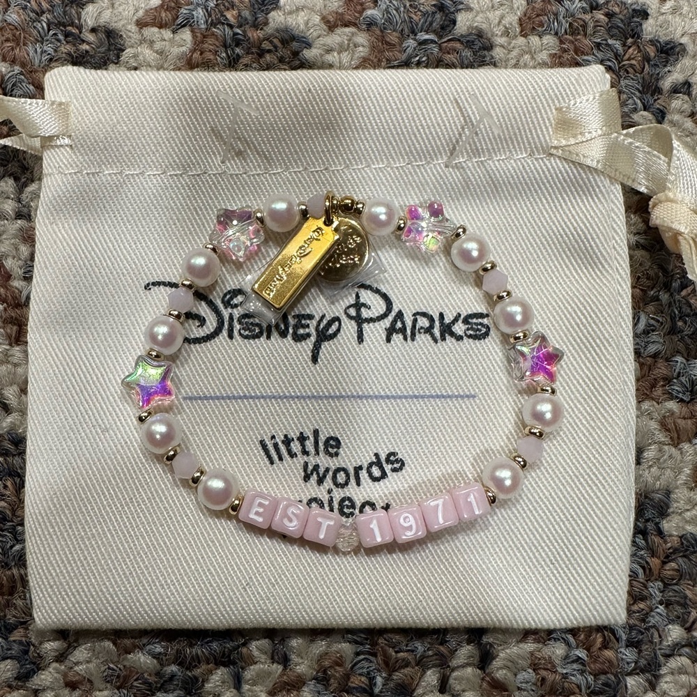 Disney Parks x Little Words Project EST 1971 Bracelet
